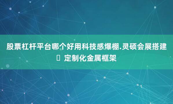 股票杠杆平台哪个好用科技感爆棚.灵硕会展搭建✔定制化金属框架